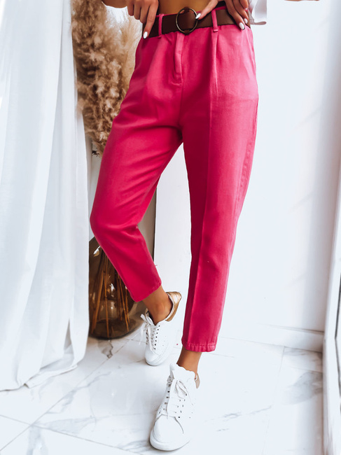 Ženske hlače casual ME BELLA Barva Vijolična DSTREET UY1410