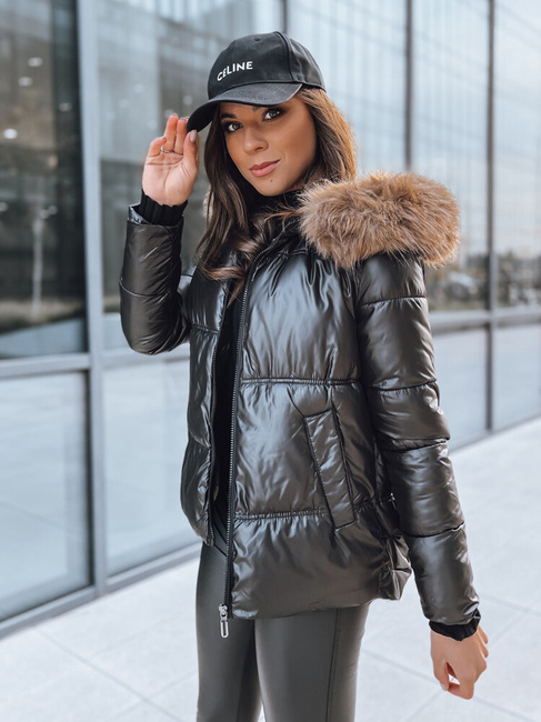 Ženska zimska jakna SPARKLE Barva Črna DSTREET TY3953