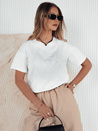Ženska majica basic PRINCY Barva Bela DSTREET RY2391