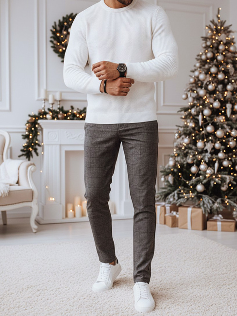 Moške hlače v grafitni barvi Dstreet UX4406z