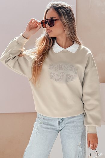 Ženska bluza HAPIRES cappuccino Dstreet BY1483