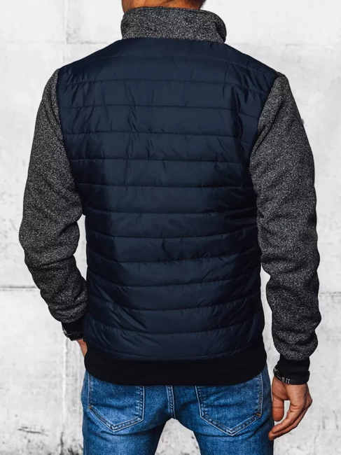 Moška prehodna jakna temno-modra Dstreet TX4396