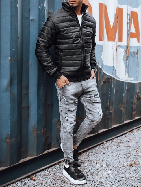 Moška prehodna jakna črna Dstreet TX3270z