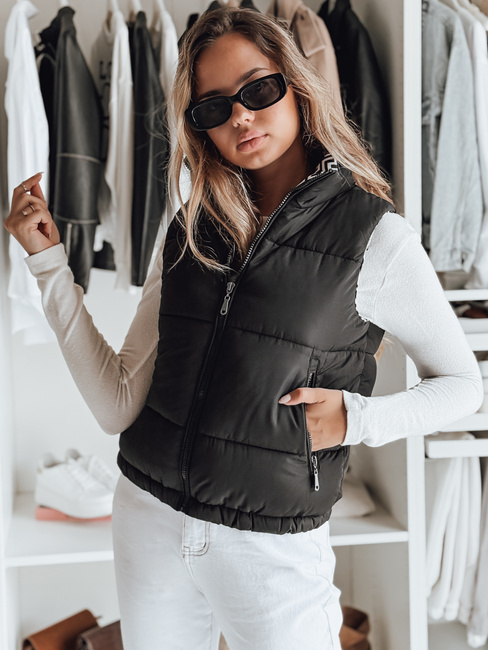 URBANELLE ženski prešiti telovnik black Dstreet TY4974