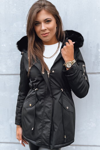 Ženska zimska jakna GODDESS Barva Črna DSTREET TY3867