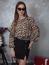 SAVANATOP ženska bluza v leopardjem vzorcu Dstreet RY2711_3