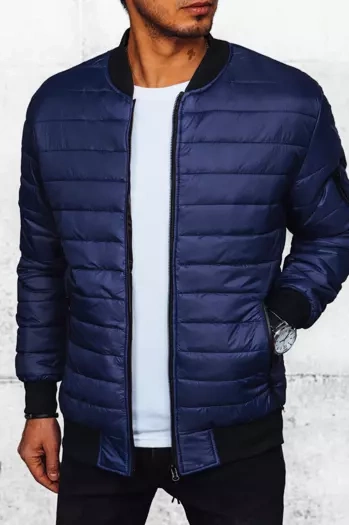 Moška bomber jakna Barva Mornarica DSTREET TX4419