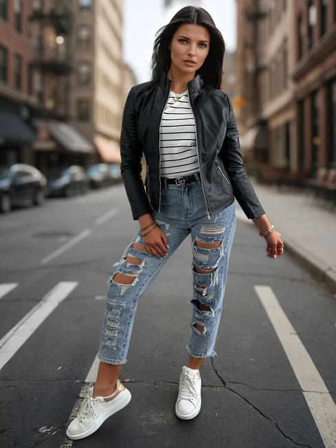 Ženska jakna BRETA black Dstreet TY3453