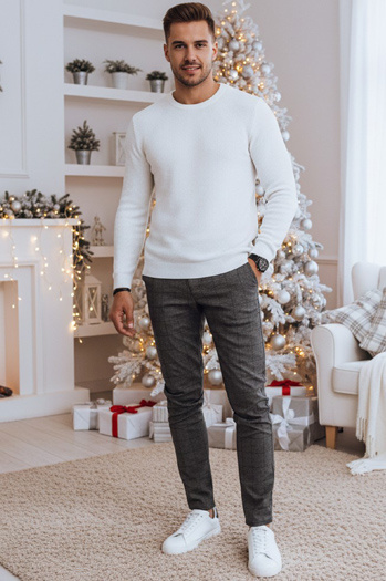 Moške vsakdanje temno sive hlače Dstreet UX4400z