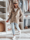 Ženska prehodna prešita jakna ROSSANA camel Dstreet TY4832