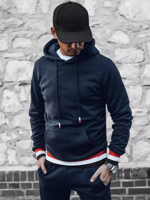 Moške komplet trenirke Barva Mornarica DSTREET AX0664