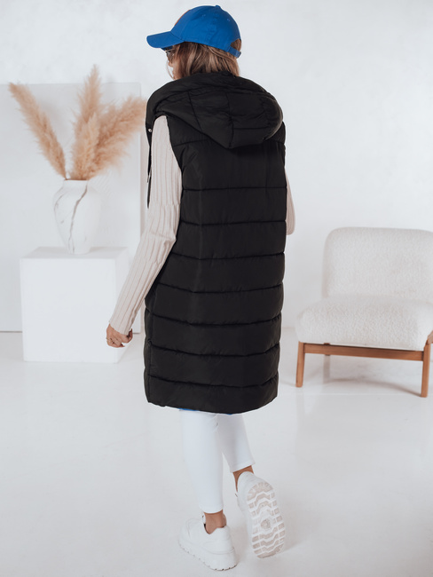 Ženski dolgi telovnik CHESTER Barva Črna DSTREET TY2305