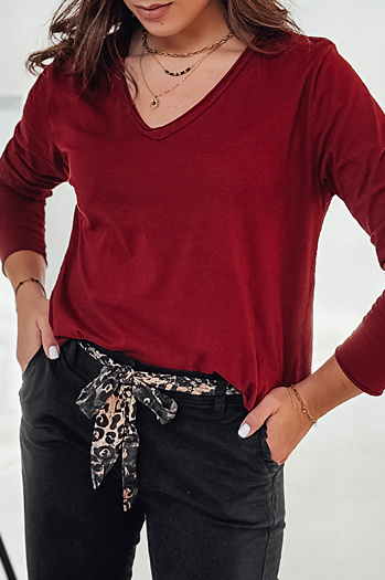 Ženska bluza VAVLSTYLES plain Dstreet RY2684