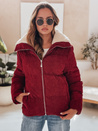 Ženska manšestrska jakna TRENDYGLAM burgundska Dstreet TY4942