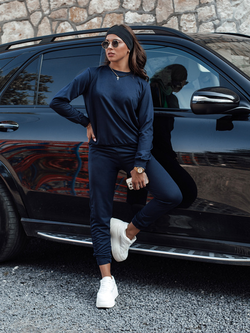 MILIAN ženski komplet trenirke mornarsko modra Dstreet AY1101