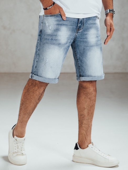 Moške kratke hlače iz džinsa, modre Dstreet SX2567