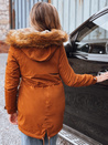 Ženska zimska jakna STELLA camel Dstreet TY3182