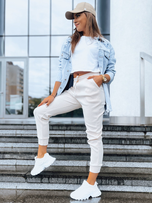 Ženske trenirke MARIE Barva Bež DSTREET UY1576