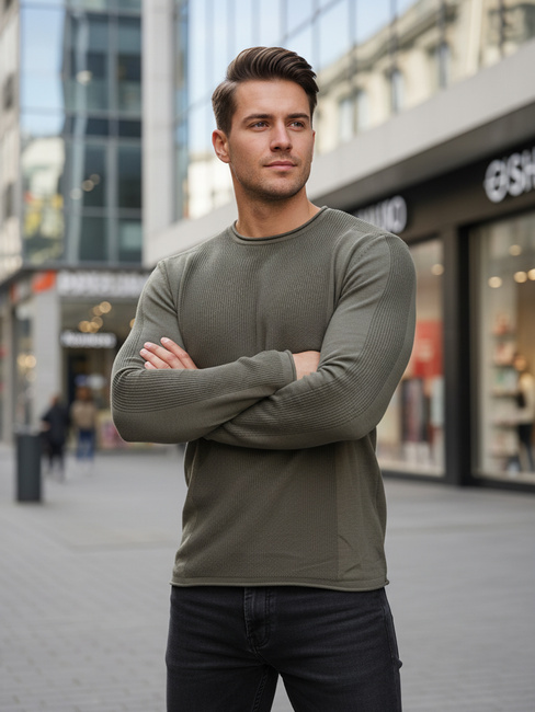 Moški kaki pulover WX2310z