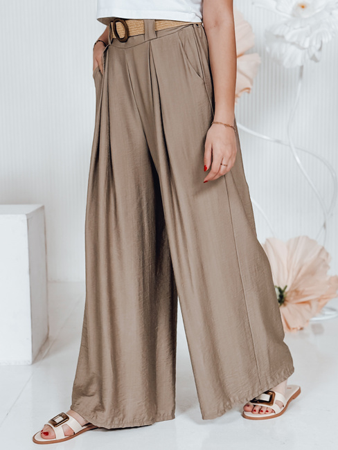 Ženske hlače MIRELOU brown Dstreet UY2714