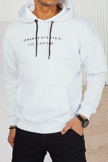 Moška jopa s kapuco Barva Bela DSTREET BX5721