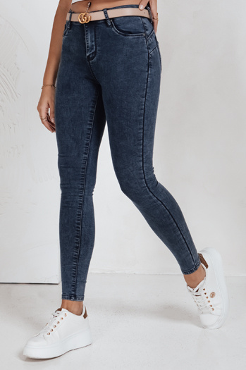 Jeansy damskie FLAWIA niebieskie Dstreet UY1287