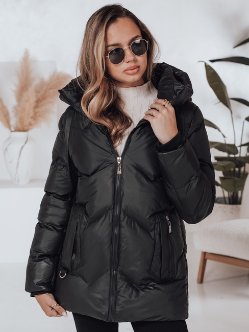 Ženske zimske jakne SALVONA black quilted Dstreet TY4997