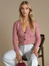 Ženski pulover RIGLA pink Dstreet MY1636