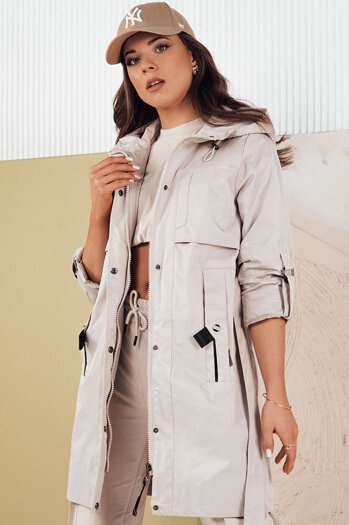 Ženska parka jakna NOLES Barva siva DSTREET TY4279