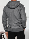 Moška majica s kapuco temno siva Dstreet BX5835