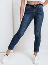 Ženske jeans hlače BEVINO temno modre Dstreet UY2200