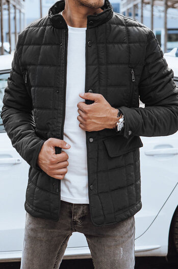 Kurtka męska przejściowa czarna Dstreet TX4695