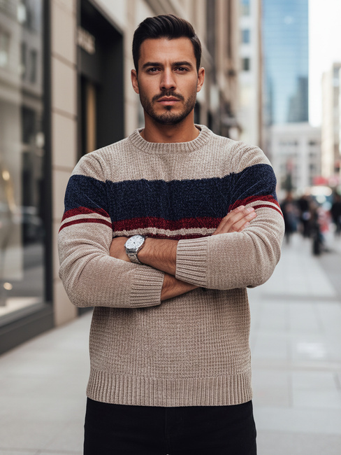 Moški rjavi pulover Dstreet WX2243z