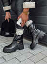 Ženski škornji WINTERLINE a'la snow boots black Dstreet ZY0536_2