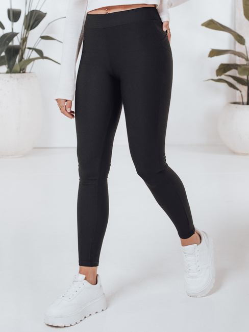 Ženske hlače push up leggings črne Dstreet UY2733