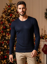 Moški pulover v mornarsko modri barvi WX2296z