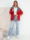 Ženska prešita jakna DELSY Barva rdeča DSTREET TY4122