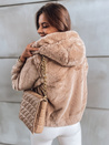 Ženska jakna FRESCO camel Dstreet TY2973