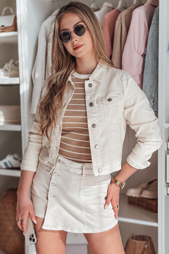 Ženske kratke hlače SUMERLUXE light beige Dstreet SY0374