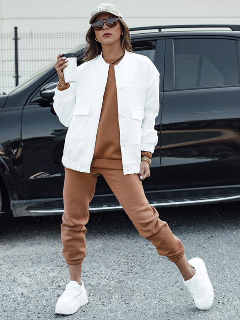 Ženski komplet trenirke ARIELLA PREMIUM mocha Dstreet AY1097