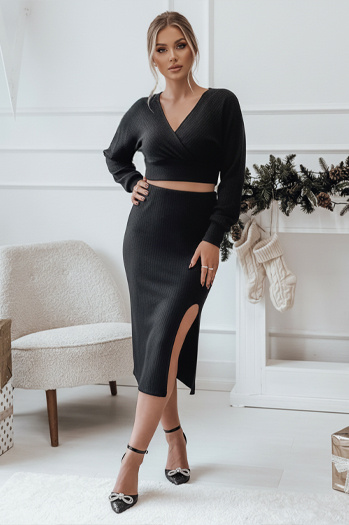 Ženski komplet ene velikosti COASTAL black Dstreet AY1118