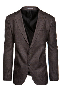 Moški blazer casual Barva rjav DSTREET MX0599