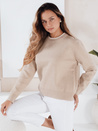 Ženski osnovni pulover DARMILA beige Dstreet MY2507