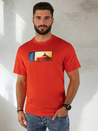 Moška majica s potiskom Barva Oranžna DSTREET RX5486