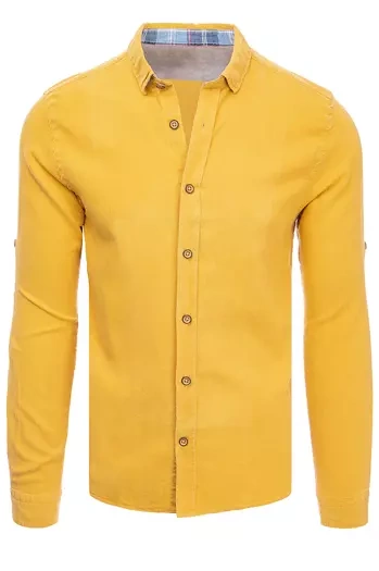 Moška gorčična majica Dstreet DX2379