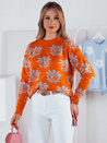 SWEET BUNNY ženski pulover oranžne barve Dstreet MY2281