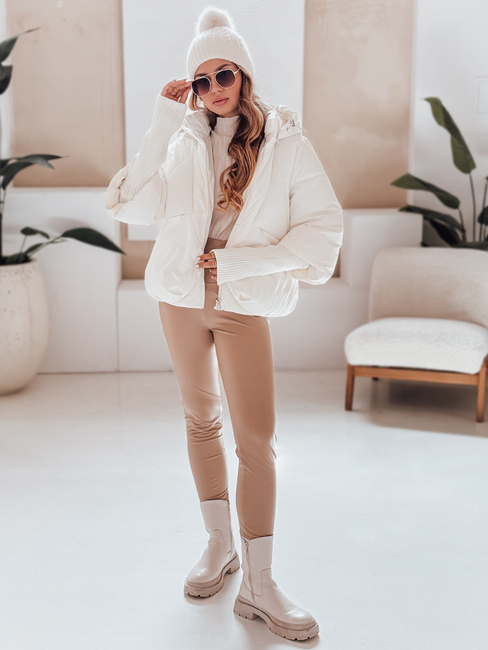 MISSLAYER ženska zimska jakna s kapuco bela Dstreet TY5036