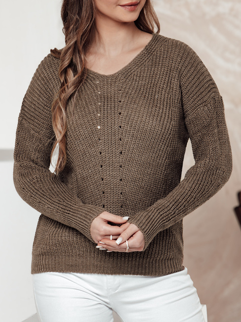 Ženski pulover MONAVIA beige Dstreet MY2405
