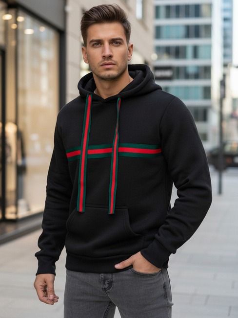 Moška kapuca črna Dstreet BX5939