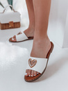 Ženske japonke s srcem LOVEMISS white Dstreet ZY0770_2